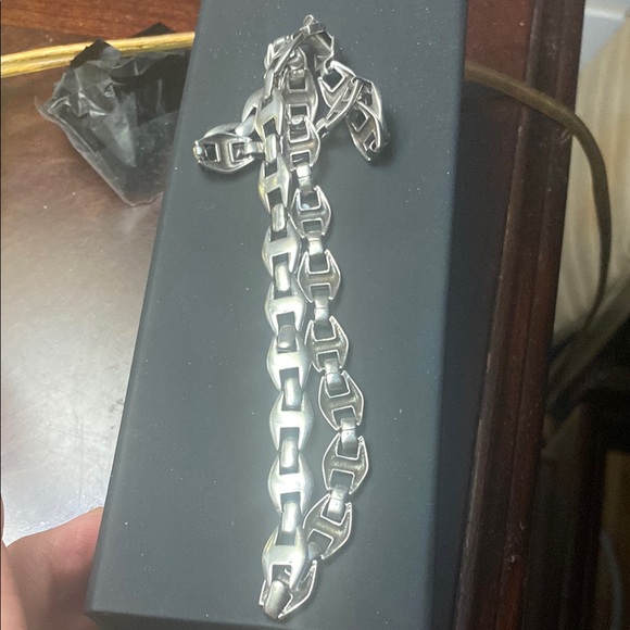 Chunky Silver Chain Necklace - Picture 3 of 3